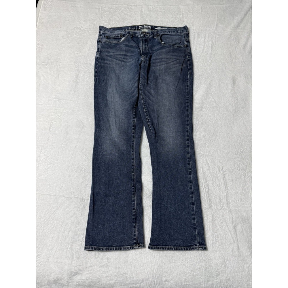 Urban Pipeline Mens 34x29 Relaxed Bootcut Blue Denim Jeans